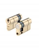 V5EP40SPBE - Zoo Hardware Vier V5 Euro Profile Single Cylinder 40mm (30/10) Polished Brass