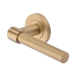 RS4650-SB M&period;Marcus Heritage Brass Linear Fountain Lever on Rose Satin Brass finish
