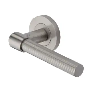 RS4650-SN M&period;Marcus Heritage Brass Linear Fountain Lever on Rose Satin Nickel finish