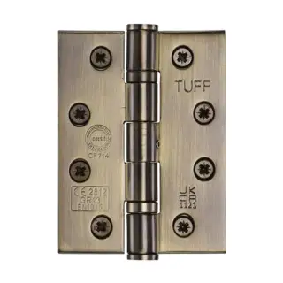 SS-4X3-AT M&period;Marcus Stainless Steel Line Grade 13 Ball Bearing Hinges 4" x 3" x 3mm Antique Brass finish