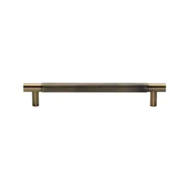 Click Here To Enlarge This Photo Of V1465 305-AT Heritage Brass Appliance Pull Knurled Design 305mm Antique Brass Finish