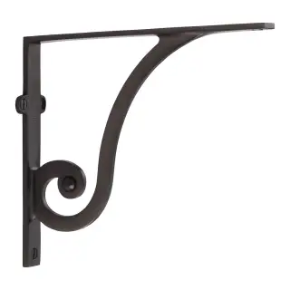 BR2170 8-MB Heritage Brass Ornate Shelf Bracket 8'' x 6&period;5'' Matt Bronze finish