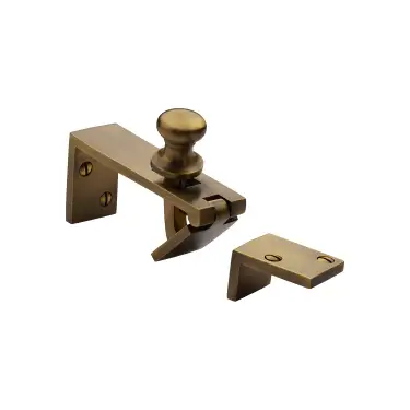 Click Here To Enlarge This Photo Of V1113-AT Heritage Brass Counter Flap Catch Antique Brass finish