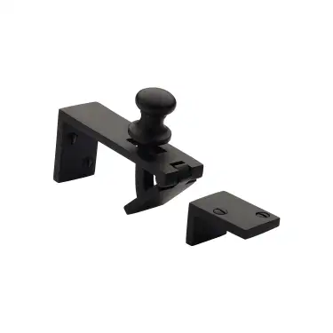 Click Here To Enlarge This Photo Of V1113-BKMT Heritage Brass Counter Flap Catch Matt Black finish