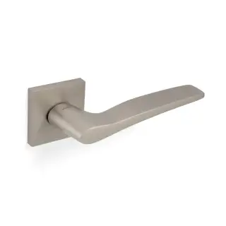 H1018SQSNPVD Valli Otello Lever on Square Rosette - Satin Nickel PVD