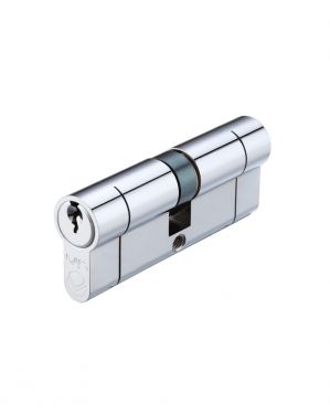 Click Here To Enlarge This Photo Of V5EP60DPCE - Zoo Hardware Vier V5 Euro Profile Double Cylinder 60mm (30/30) Polished Chrome