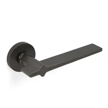 Click Here To Enlarge This Photo Of H378ANT Valli Yabu Pushelberg Lever on Round Rosette - Anthracite