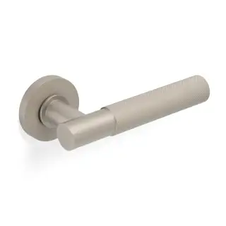 H379SNPVD Valli Antonio Citterio Lever on Round Rosette &lpar;Zigrinato&rpar; - Satin Nickel PVD