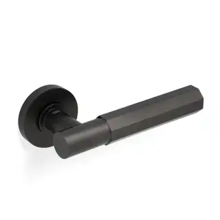 H380EDPVD Valli Antonio Citterio Lever on Round Rosette &lpar;Esagono&rpar; - Dark Bronze PVD