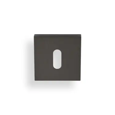 Click Here To Enlarge This Photo Of K1103SQANT Valli Lock Profile Push-on Square Rosette Escutcheon - Anthracite