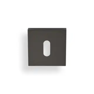 K1103SQANT Valli Lock Profile Push-on Square Rosette Escutcheon - Anthracite