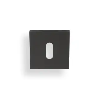 K1103SQEDPVD Valli Lock Profile Push-on Square Rosette Escutcheon - Dark Bronze PVD
