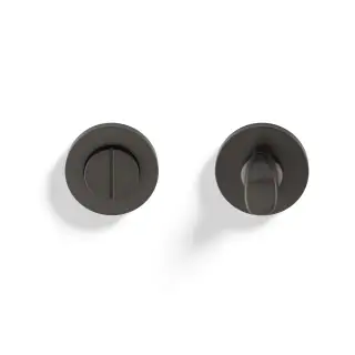 K1104ANT Valli Turn & Release Screw-on Round Rosette - Anthracite