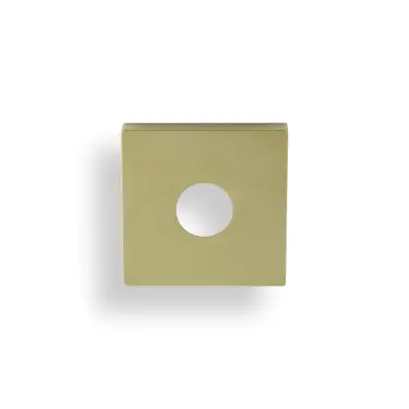 Click Here To Enlarge This Photo Of KSQ-SBPVD Valli Square Rosette Cover Pack - Satin Brass PVD