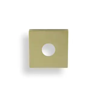 KSQ-SBPVD Valli Square Rosette Cover Pack - Satin Brass PVD
