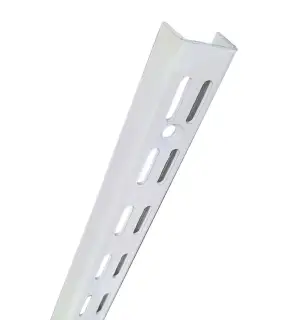 DU430BC - Prosolve Sapphire White Twin Slot Shelving Upright 430mm