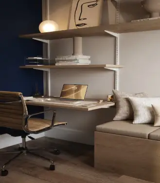 Click Here To Enlarge This Photo Of SDB170BC - Prosolve Sapphire White Twin Slot Shelving Bracket 170mm