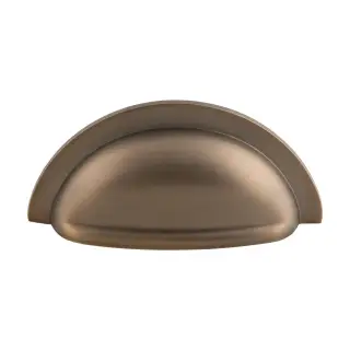 FTD558AB - Carlisle Brass Fingertip Design Oxford Cup Pull 76mm Antique Brass