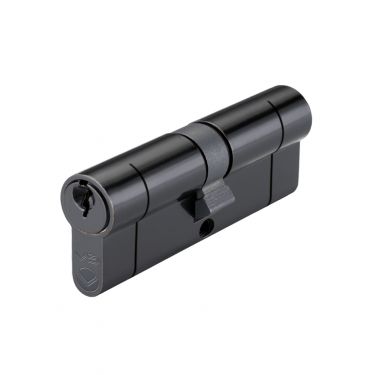 Click Here To Enlarge This Photo Of V5EP80DBKE - Zoo Hardware Vier V5 Euro Profile Double Cylinder 80mm (40/40) Black