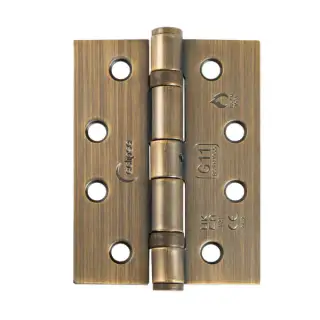 Eclipse 14110MAB Grade 11 Matt Antique Brass &lpar;Mild Steel&rpar; Ball Bearing Hinges 102 x 76 x 2&period;7mm