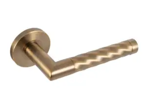 Eclipse 34334 Helix Ultimate Solid Stainless Lever On Rose - Matt Antique Brass