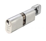 V5OP60CTSCE - Zoo Hardware Vier V5 Oval Profile Cylinder & Turn 60mm (30/30T) Satin Chrome
