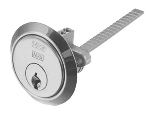 Click Here To Enlarge This Photo Of V5RMC20PCE - Zoo Hardware Vier V5 Euro Profile Universal Rim Cylinder Polished Chrome