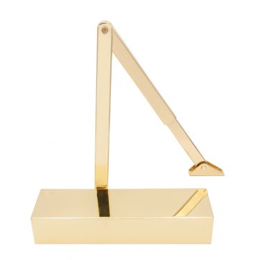 Click Here To Enlarge This Photo Of VDC0025PVDG - Zoo Hardware Vier Size 2-5 Door Closer c/w Back Check & Delayed Action (P.A Bracket Inc) PVD Gold Finish
