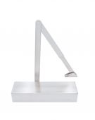 VDC0025S - Zoo Hardware Vier Size 2-5 Door Closer c/w Back Check & Delayed Action (P.A Bracket Inc) Silver Finish