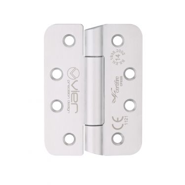 Click Here To Enlarge This Photo Of VHC243HTRS - Zoo Hardware Vier Grade 14 Concealed Bearing Hinges (Radius) 102 x 76 x 3mm with Anti-Ligature Hospital Tip - Satin Stainless Steel