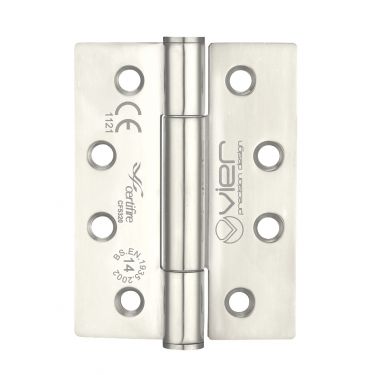 Click Here To Enlarge This Photo Of VHC243P - Zoo Hardware Vier Grade 14 Concealed Bearing Hinges (Square) 102 x 76 x 3mm - Polished Stainless Steel