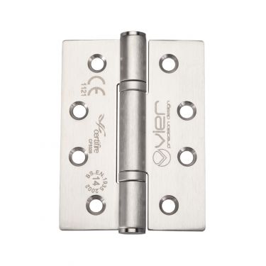 Click Here To Enlarge This Photo Of VHP-243-S - Zoo Hardware Vier Grade 14 Low Maintenance Hinges (Square) 102 x 76 x 3.4mm - Satin Stainless Steel