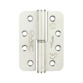 VLHL243RS - Zoo Hardware Vier Grade 11 Lift Off Hinges (Radius) 102 x 76 x 3mm (Left Hand) - Satin Stainless Steel