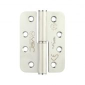 VLHR243RS - Zoo Hardware Vier Grade 11 Lift Off Hinges (Radius) 102 x 76 x 3mm (Right Hand) - Satin Stainless Steel
