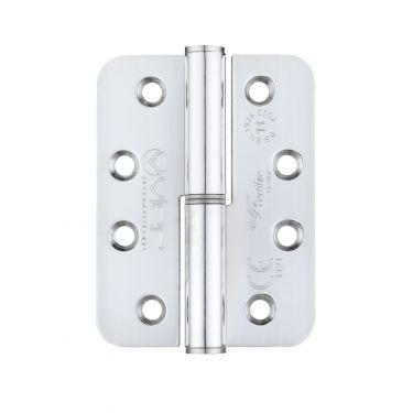 Click Here To Enlarge This Photo Of VSLHL43RCP - Zoo Hardware Vier Grade 11 Lift Off Hinges (Radius) 102 x 76 x 3mm (Left Hand) Polished Chrome