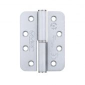 VSLHL43RSC - Zoo Hardware Vier Grade 11 Lift Off Hinges (Radius) 102 x 76 x 3mm (Left Hand) Satin Chrome