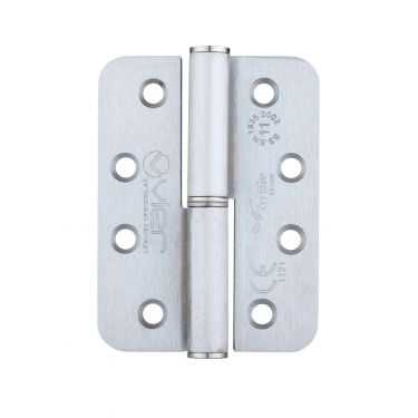 Click Here To Enlarge This Photo Of VSLHR43RSC - Zoo Hardware Vier Grade 11 Lift Off Hinges (Radius) 102 x 76 x 3mm (Right Hand) Satin Chrome