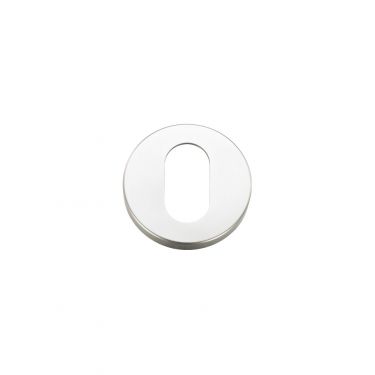 Click Here To Enlarge This Photo Of ZAA003SA - Zoo Hardware Oval Profile Escutcheon (53mm dia) Aluminium