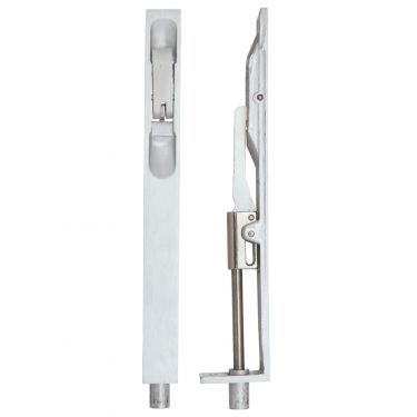 Click Here To Enlarge This Photo Of ZAA03SA - Zoo Hardware Lever Action Flush Bolt 200 x 20mm (Square) Aluminium