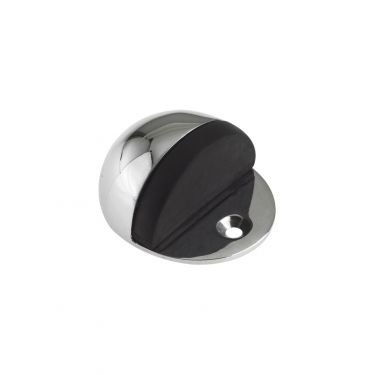 Click Here To Enlarge This Photo Of ZAB06BCP - Zoo Hardware Oval Floor Mounted Door Stop (Face Fix) Polished Chrome