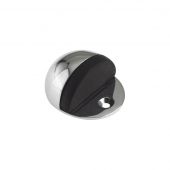 ZAB06BCP - Zoo Hardware Oval Floor Mounted Door Stop (Face Fix) Polished Chrome