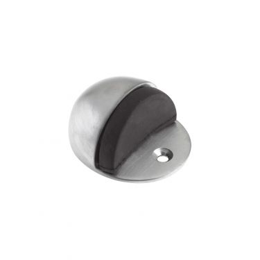 Click Here To Enlarge This Photo Of ZAB06BSC - Zoo Hardware Oval Floor Mounted Door Stop (Face Fix) Satin Chrome