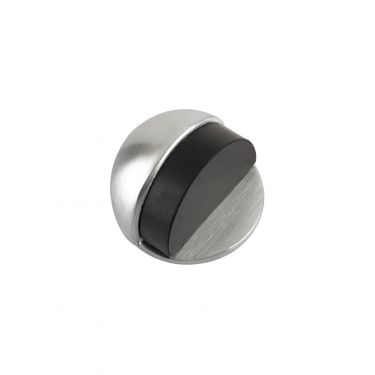 Click Here To Enlarge This Photo Of ZAB06SC - Zoo Hardware Oval Floor Mounted Door Stop (Concealed Fix) Satin Chrome
