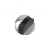 ZAB06SC - Zoo Hardware Oval Floor Mounted Door Stop (Concealed Fix) Satin Chrome