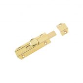 ZAB100A - Zoo Hardware Surface Bolt 102mm Polished Brass