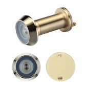 ZAB30 - Zoo Hardware Door Viewer with 180 Deg. Glass Lens (Suitable for 35-55mm Doors) Polished Brass