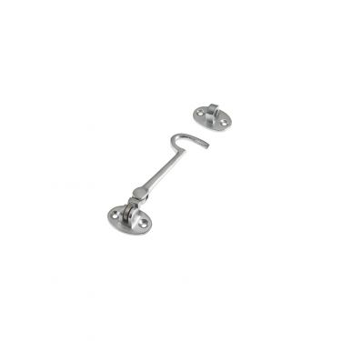 Click Here To Enlarge This Photo Of ZAB61SC - Zoo Hardware Cabin Hook (Lightweight) 4" Satin Chrome