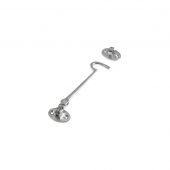 ZAB62SC - Zoo Hardware Cabin Hook (HeavyWeight) 6" Satin Chrome
