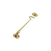 ZAB63 - Zoo Hardware Cabin Hook (Heavyweight) 8" Polished Brass