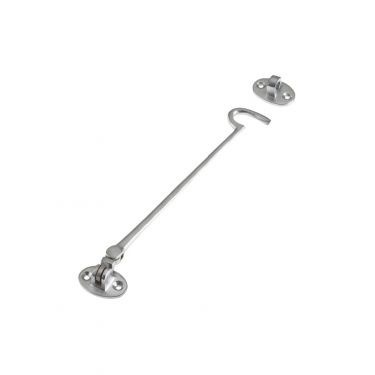 Click Here To Enlarge This Photo Of ZAB64SC - Zoo Hardware Cabin Hook (Heavyweight) 10" Satin Chrome